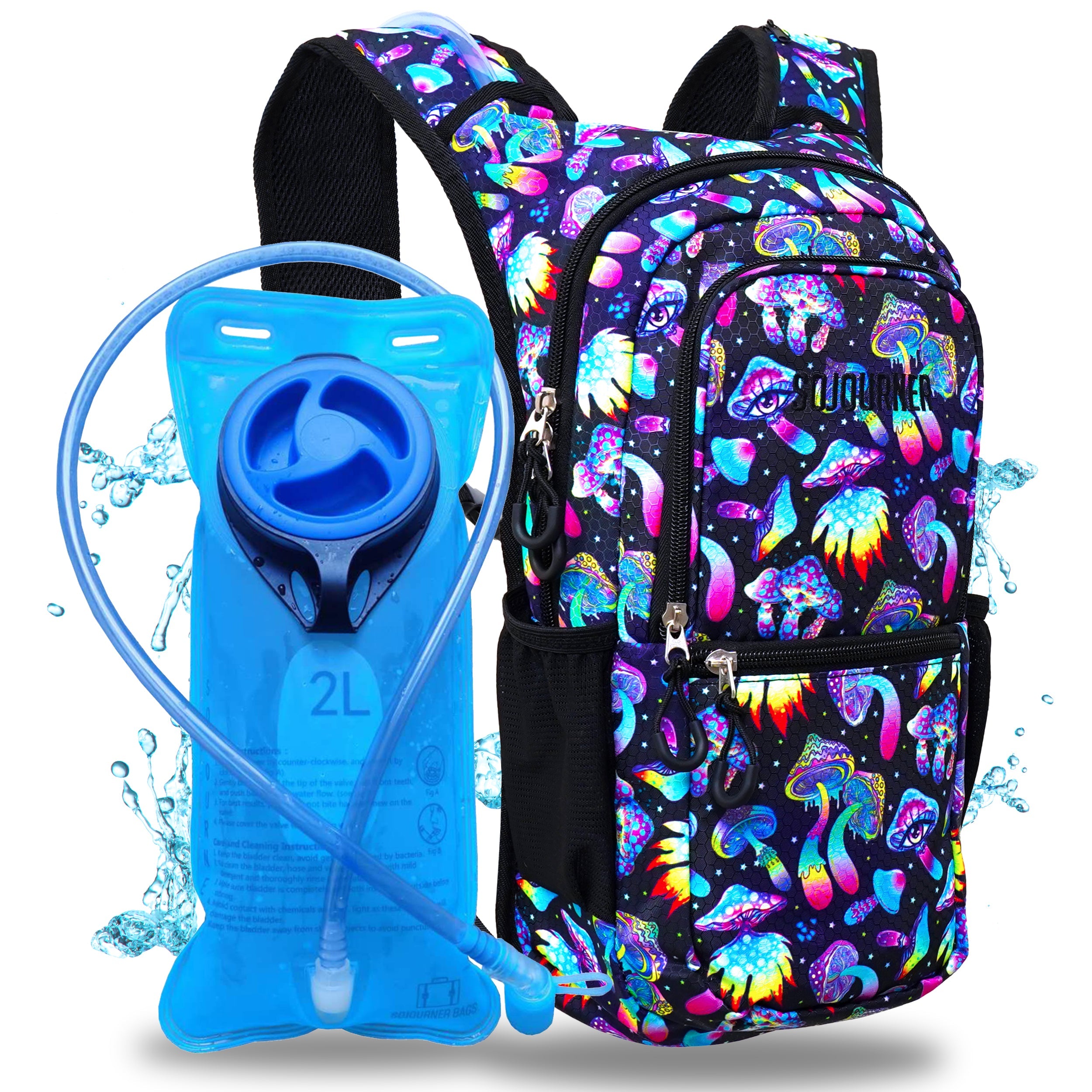 Medium Hydration Pack Backpack 2L Water Bladder