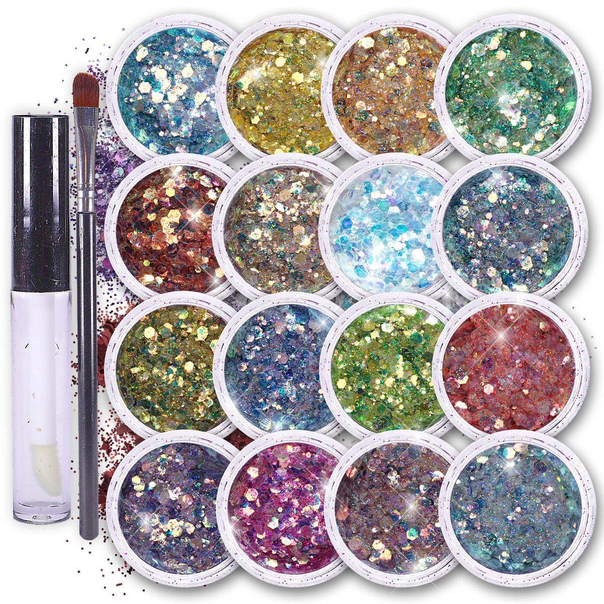 Tricksters Gaze :Ultra Fine Cosmetic Holographic Glitter (Sample Bag)