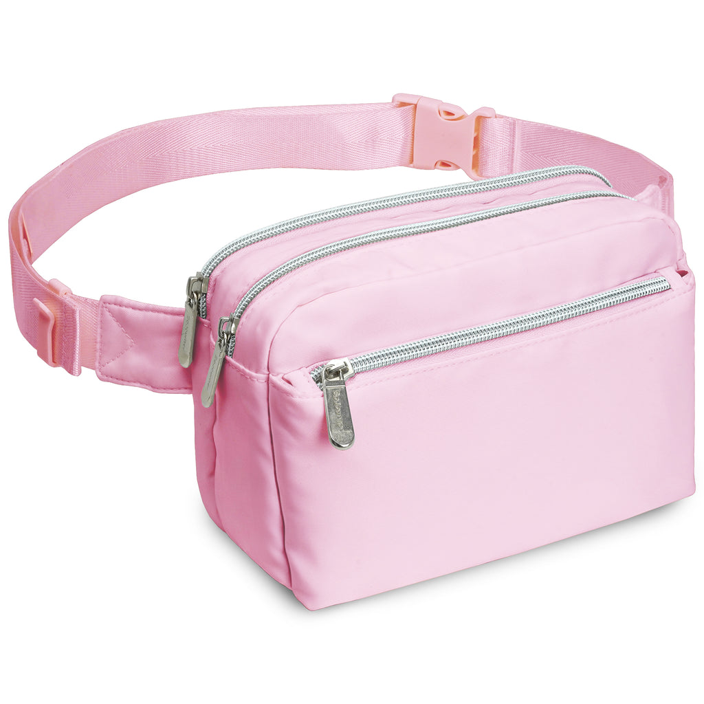 Pink Fanny Pack Belt Bag for Women I Cross Body Fanny Packs for Women