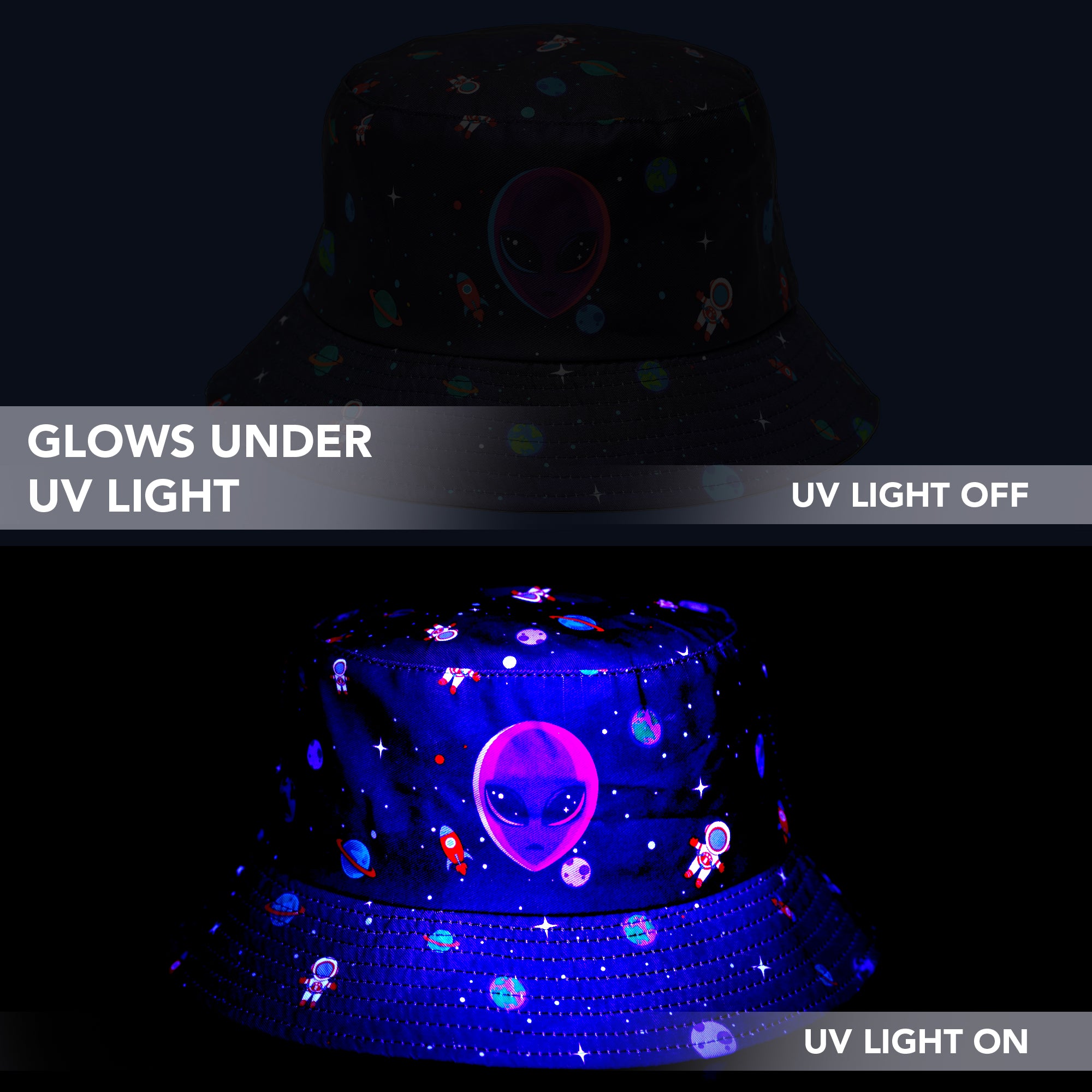 Galaxy bucket hat with string online