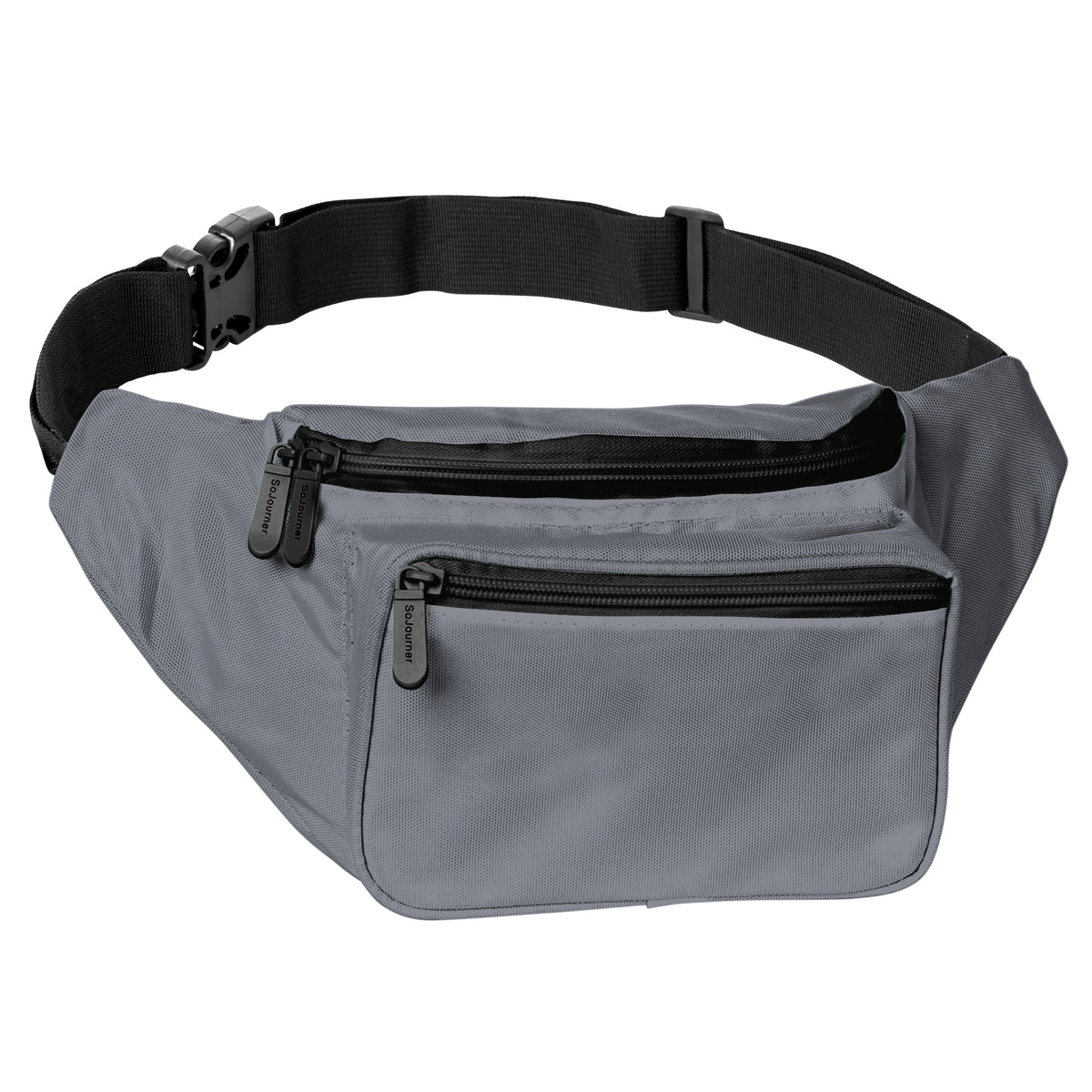 Gray Fanny Pack Belt Bag I Mens Fanny Packs for Women