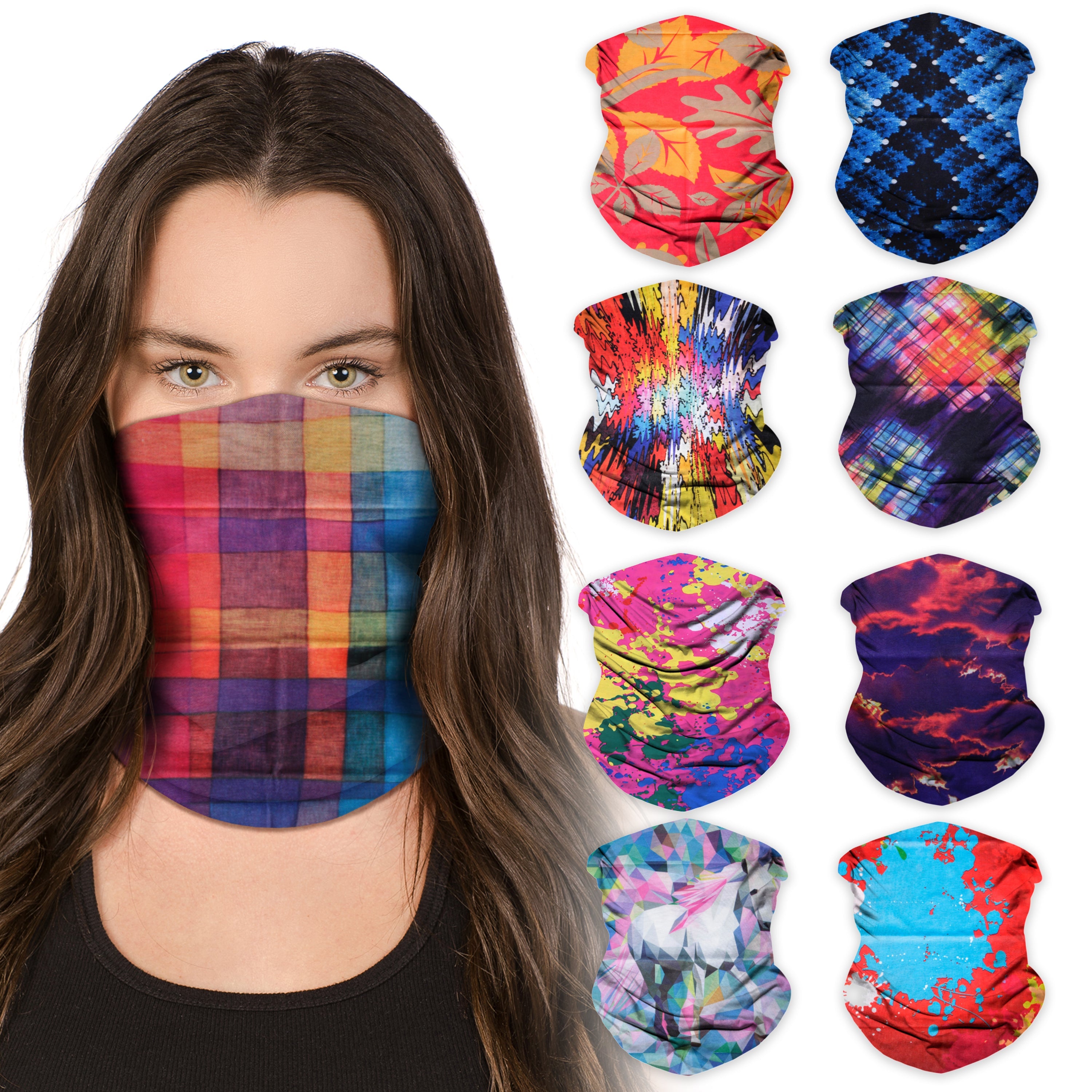 100 Pieces Neck Gaiters outlet Scarf Headband