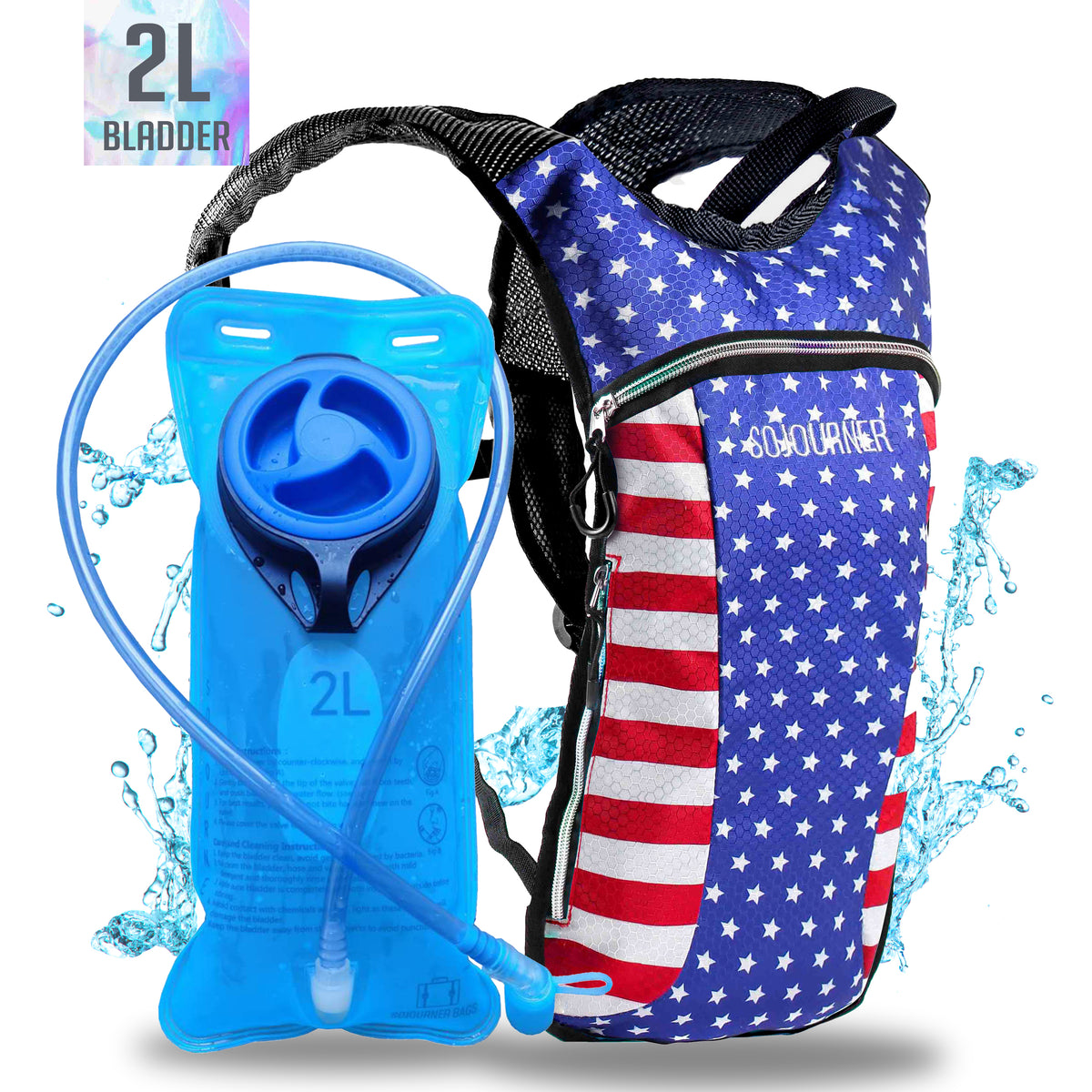 Sojourner Bags Sojourner Rave Hydration Pack Backpack - 2L Water