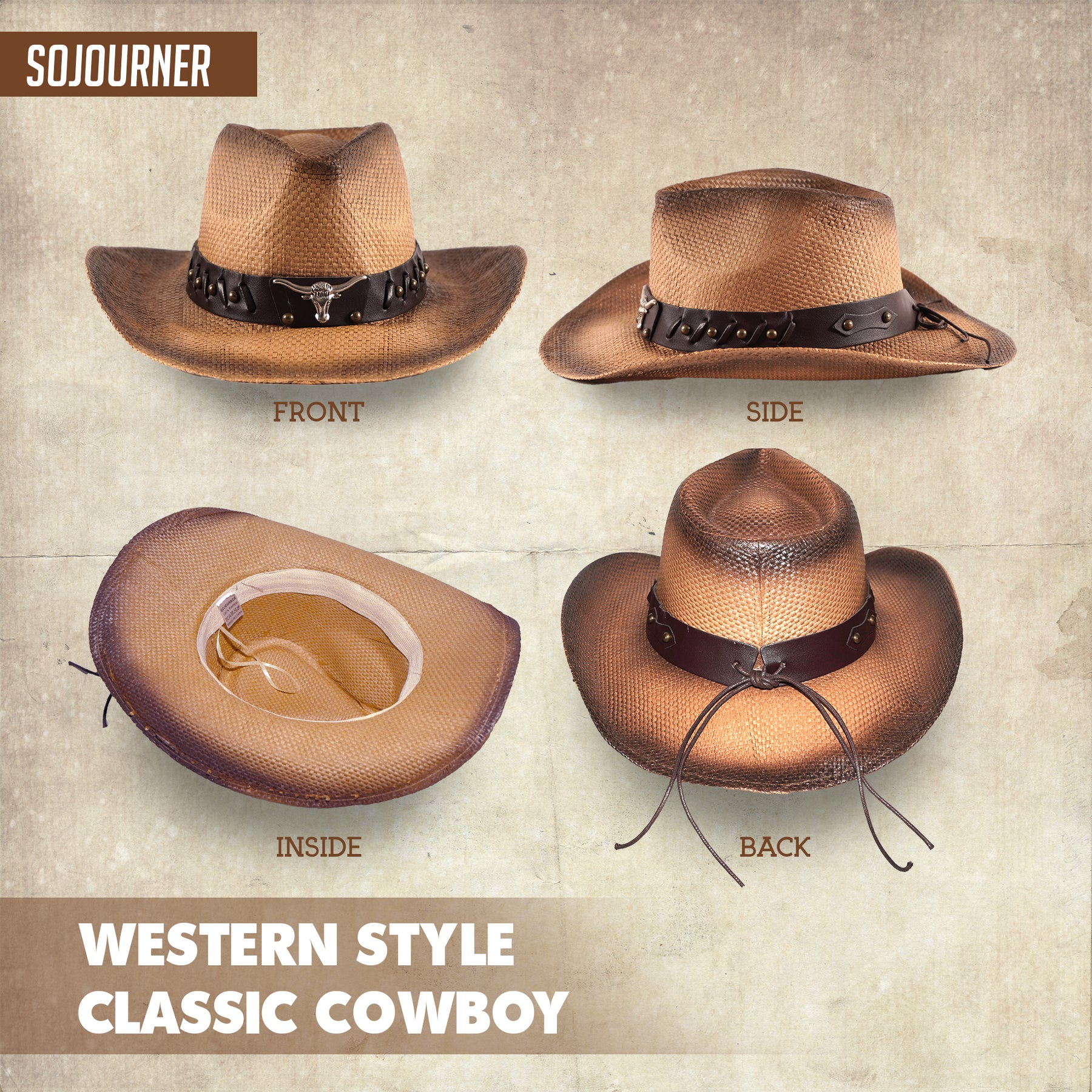 western cowboy hats for men