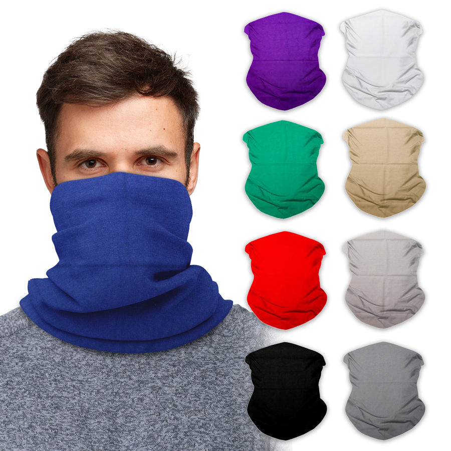 9PCS Solids Series 1 - Seamless Mask Bandana Headband | SoJourner Bags